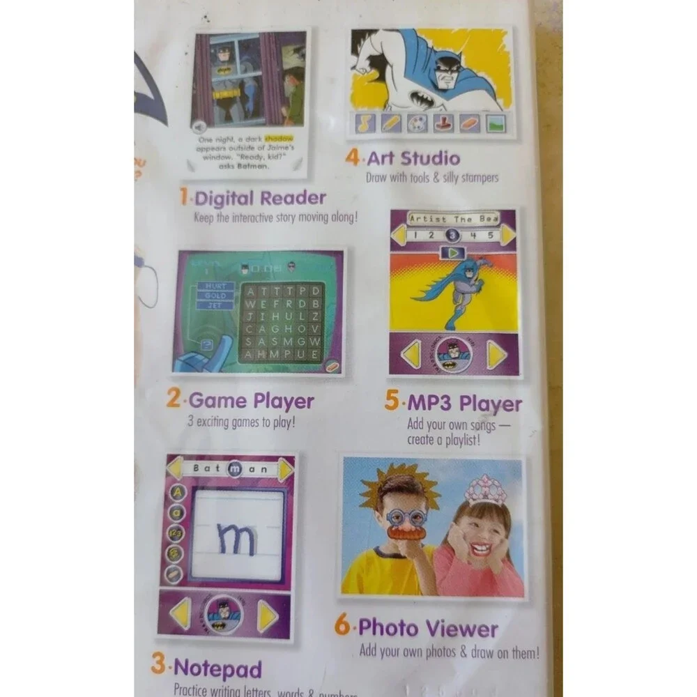 Batman iXL Learning Game Disc + Case + Manual